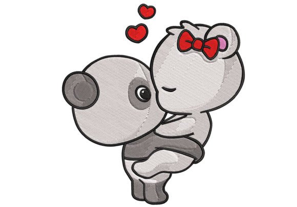 A Valentine's Kiss Amongst Bamboo