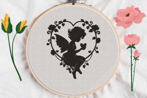 Angel Fairy Heart Shape Valentine