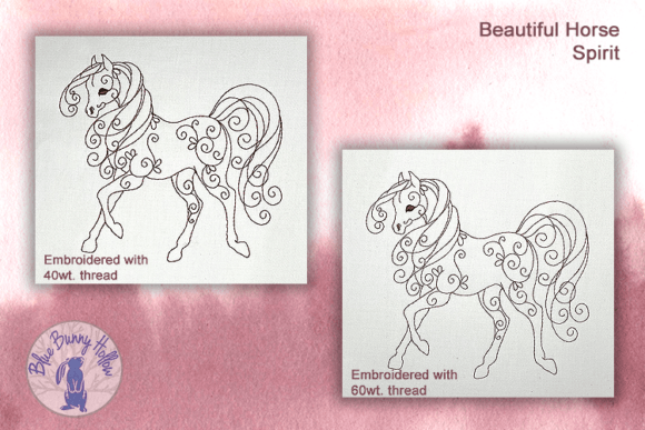 Beautiful Horse Spirit Embroidery Review