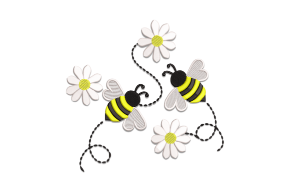 Bumble Bees and Daisies Embroidery Review