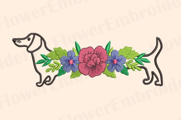 Daschund Dog Embroidery Design Review