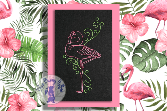 Fletcher Flamingo Embroidery Review