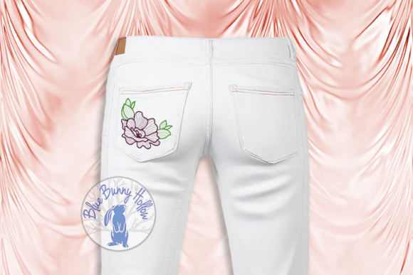 Flower Dark Pink Embroidery Review