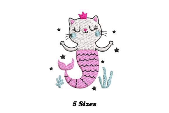 Funny Mermaid Cat Embroidery Review