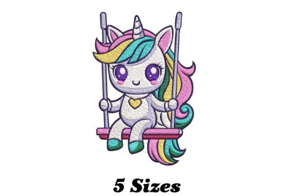 Funny Unicorn on a Swing Embroidery Review