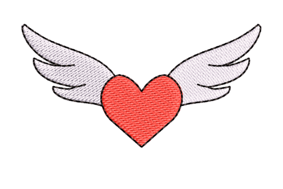 Heart with Angel Wings Embroidery Review