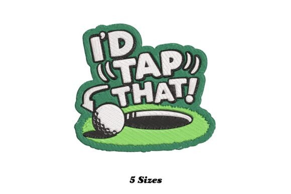 I d Tap That Golf Embroidery Review