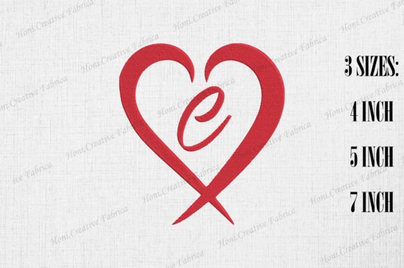 Letter C with Heart Valentine s Day Embroidery Review