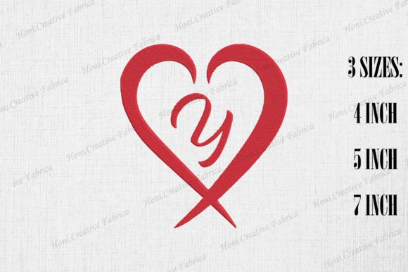 Letter Y with Heart Valentine's Day Embroidery Review