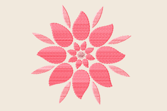 Pink Mandala Flower Embroidery Review