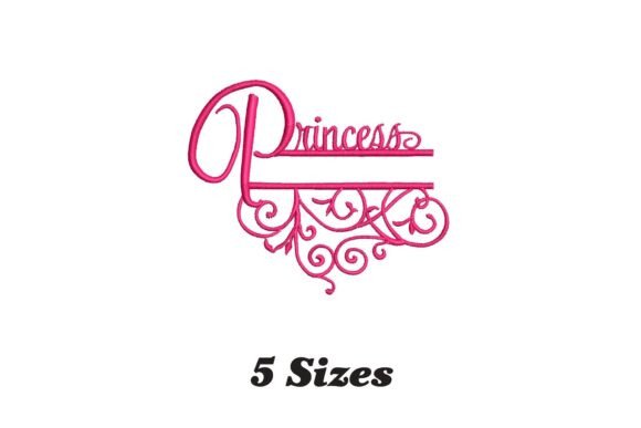 Princess Crown Split Name Frame Embroidery Review