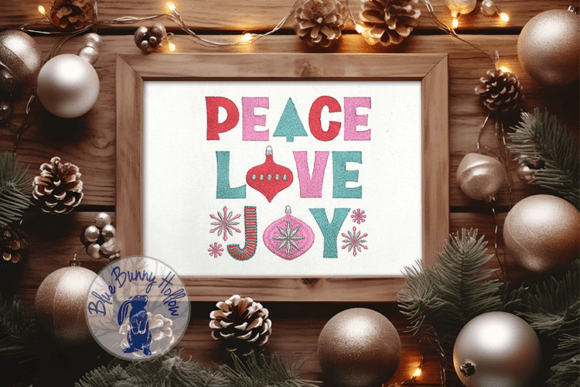 Retro Peace Love Joy Embroidery Review