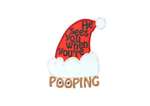 Santa Sees You Pooping