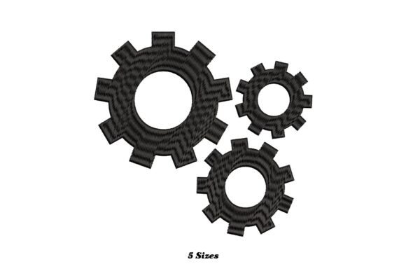 Setting Gears Icon Embroidery Review