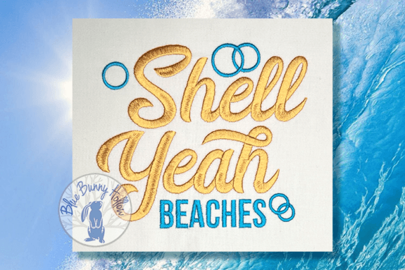 Shell Yeah Embroidery Review for Coastal Apparel