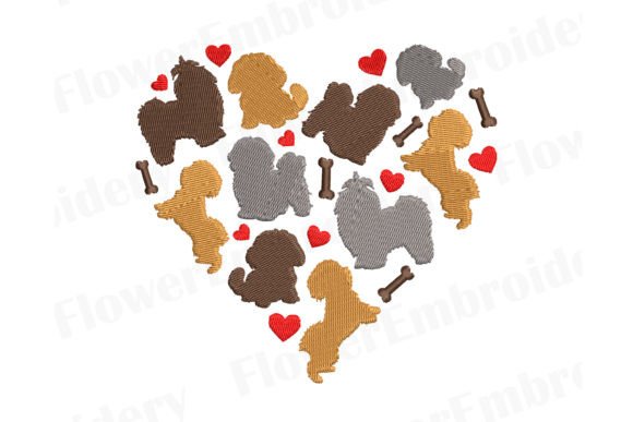 Shih Tzu Dog Embroidery Design Review