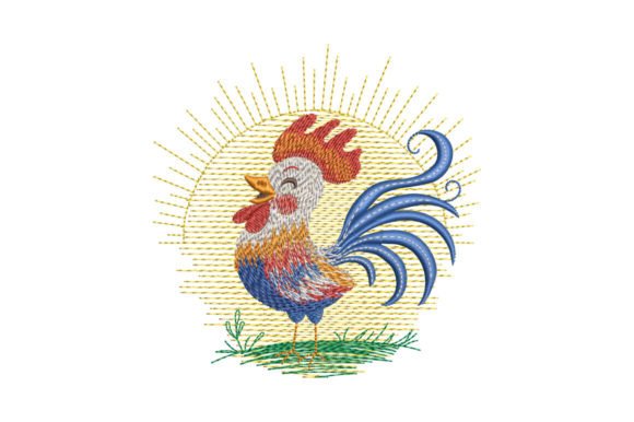 Sunny Rooster Embroidery Design Review