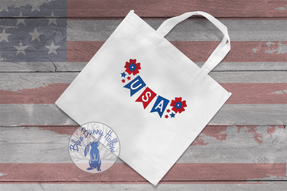 USA Banner Embroidery Design Review