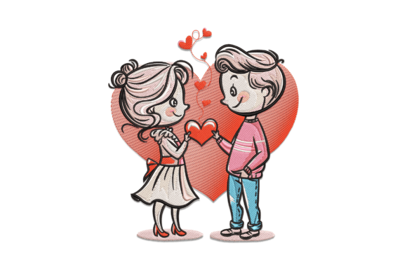 Valentine's Day Couple Embroidery Review