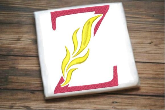 Z Letter Beautiful Fire Alphabet Review