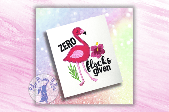 Zero Flocks Given Embroidery Review